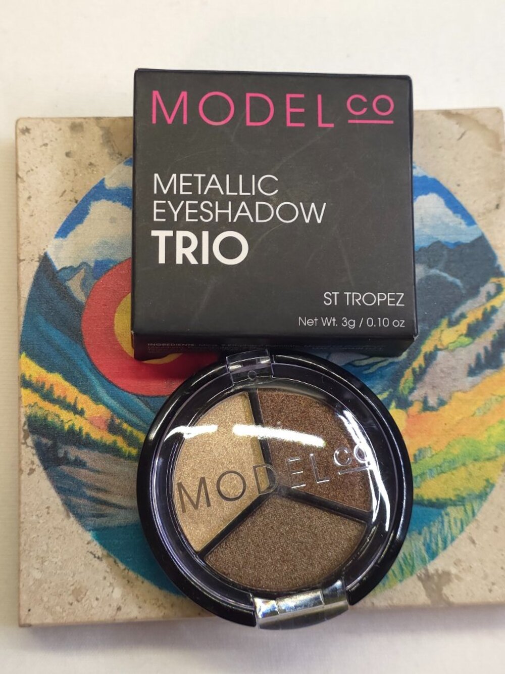 ModelCo Metallic Eyeshadow Trio - St Tropez